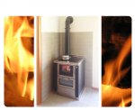 Cucina con forno e piastra in vetroceramica; installata a Spilimbergo (PN)