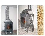 Fase di installazione inserto con canalizzazione e realizzazione canna fumaria, Barbeano (PN)
